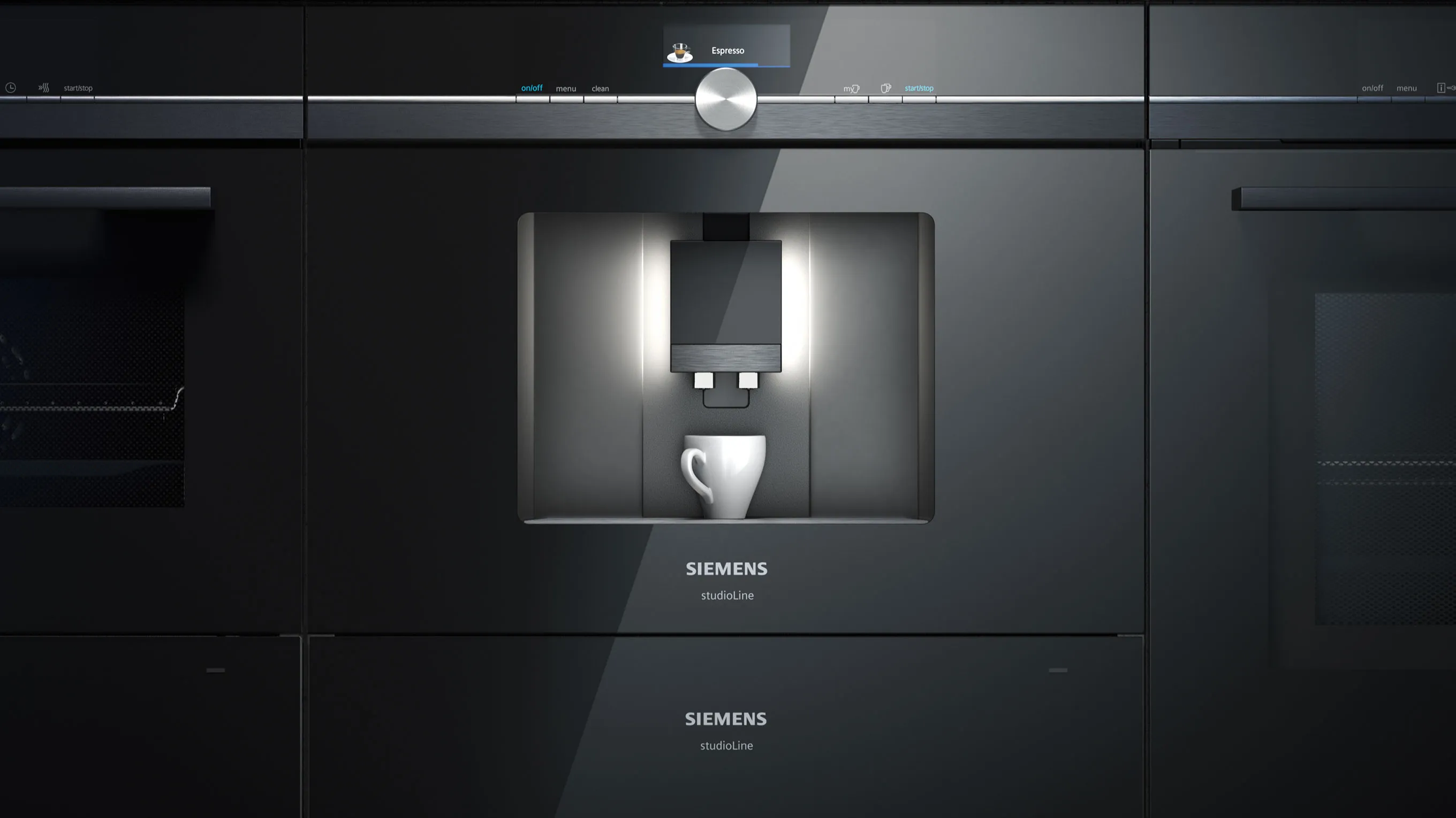 Siemens built-in coffee machine