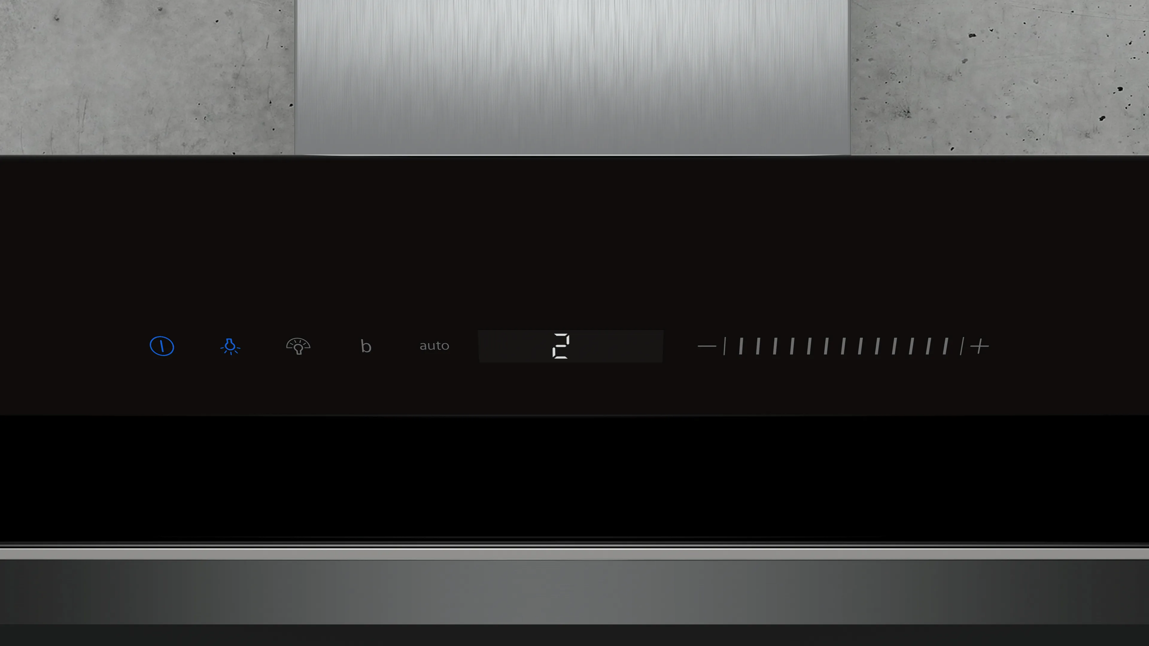 Hood control panel