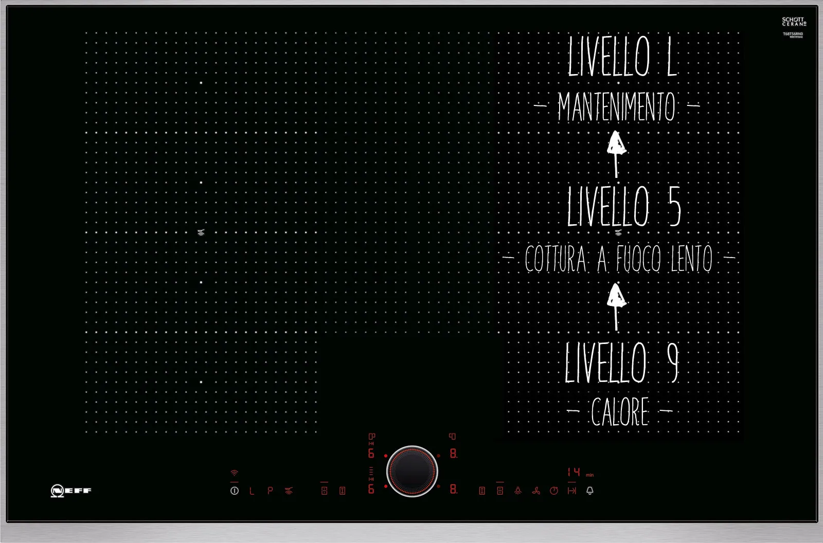 PowerMove con le tre zone di calore
