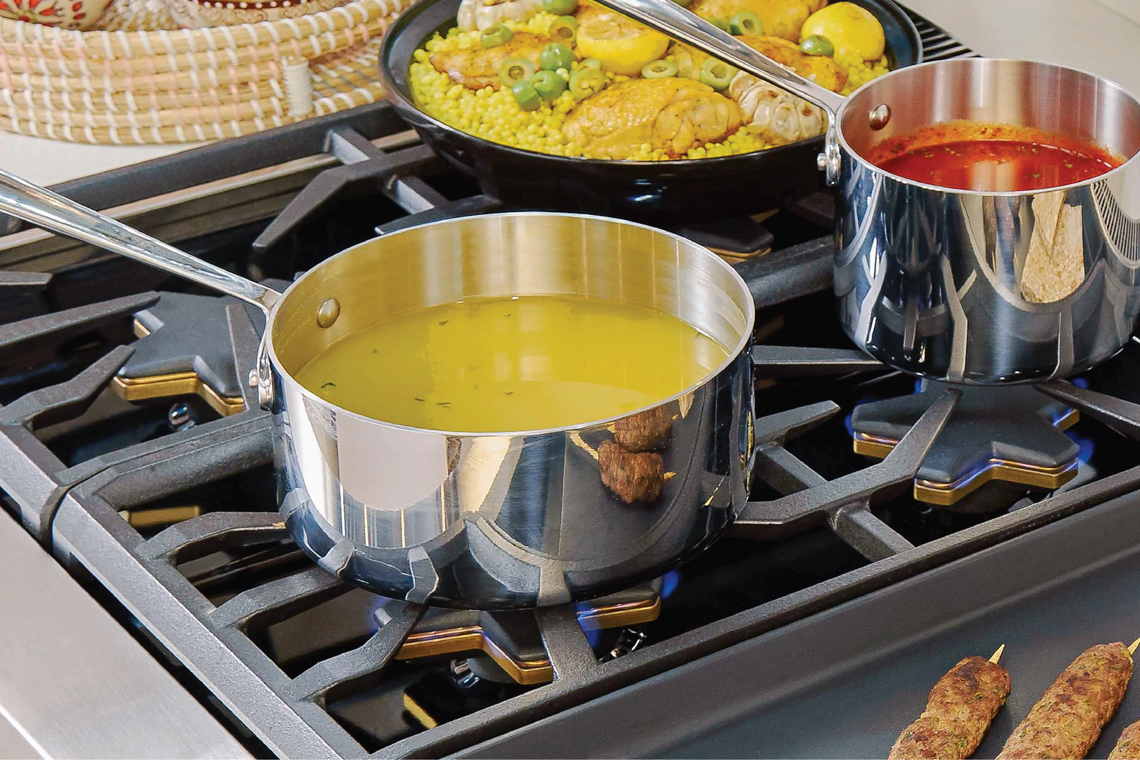 Thermador 60 inch ranges dual zone double griddle