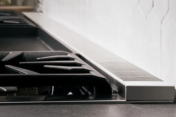 Thermador range near flush install
