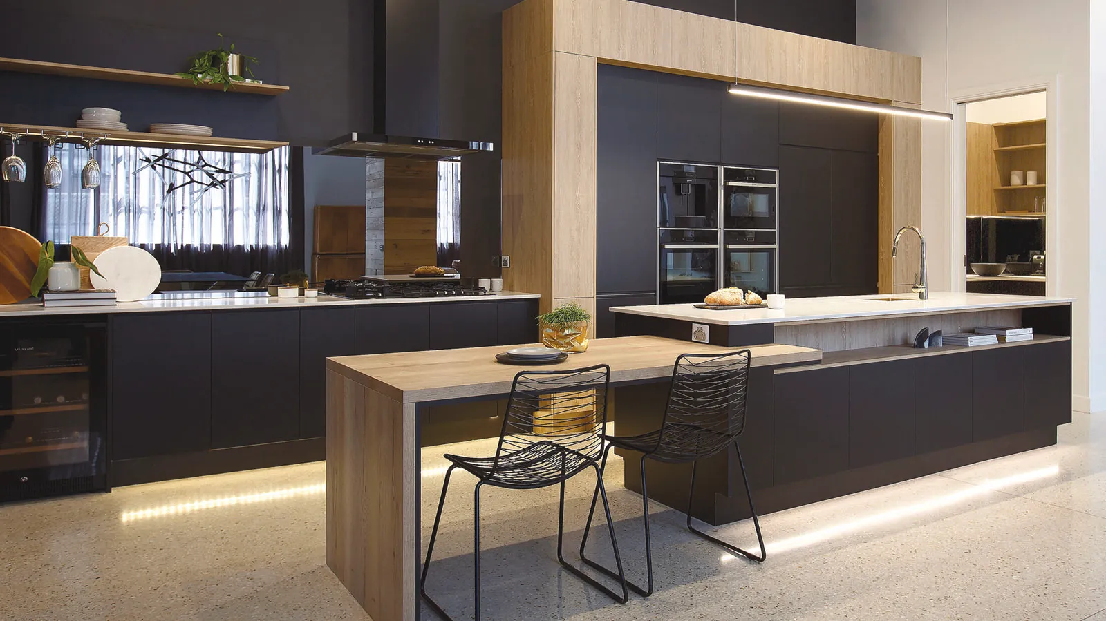 Three ovens for the ultimate cooks kitchen