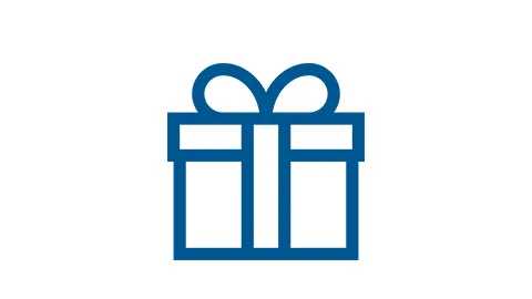logotip darilne škatle