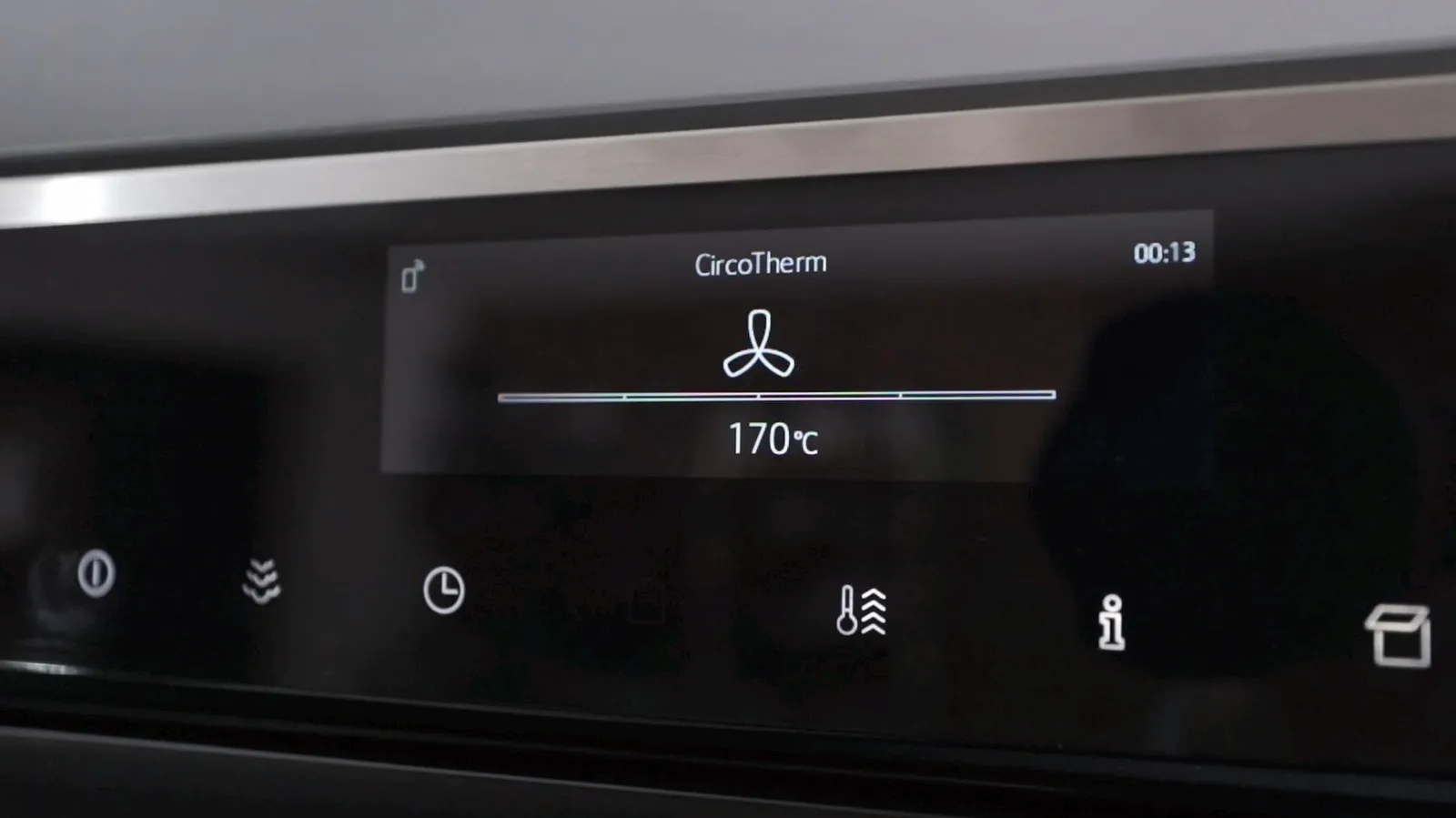 Circotherm oven display