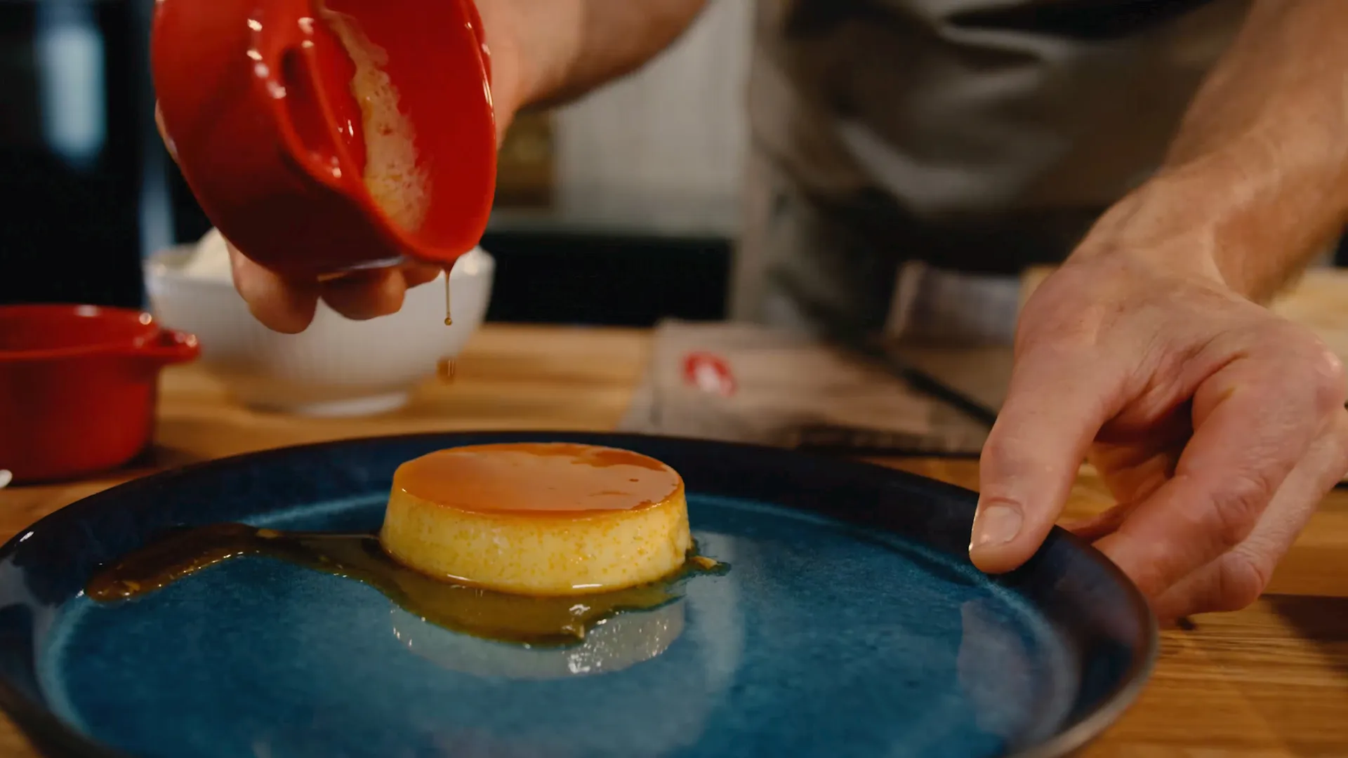 Trinn 8: Karamellpudding, helt ferdig og klar til servering 