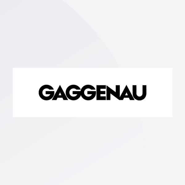 The image shows the Gaggenau brand logo.