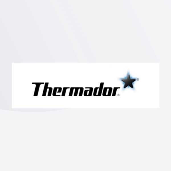 L'image illustre le logo de la marque Thermador.
