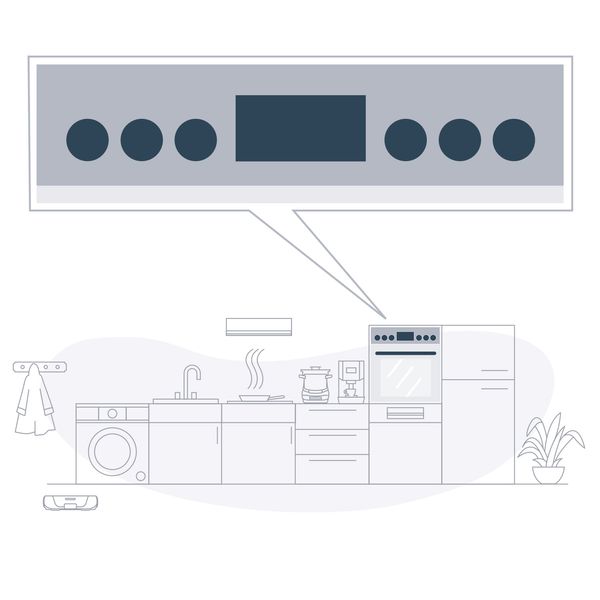 The illustration shows the selected appliance.