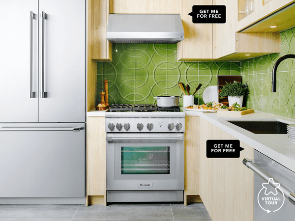 thermador green professional collection compact kitchens