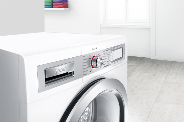 Mașină de spălat rufe inteligentă cu Home Connect