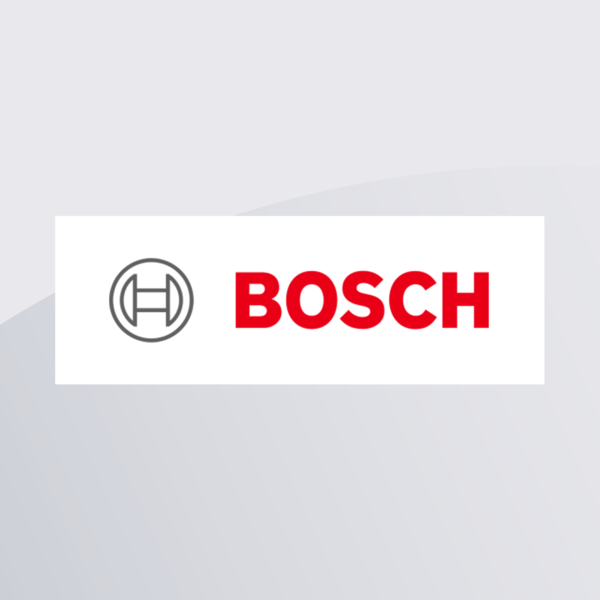 Das Bild zeigt das Bosch Markenlogo.