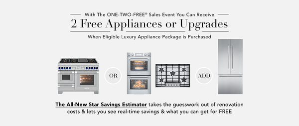 One Two Free Sales Event High End Appliance Packages Thermador