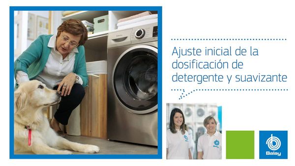 Ajuste de la dosis de detergente en lavadoras con dosificación automática