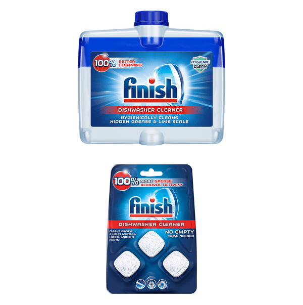 finish dishwasher cleaner and finish dishwasher tablets