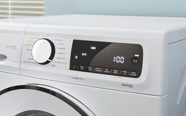 Waschtrockner 60 Minuten Programm für kleine Wäschemengen