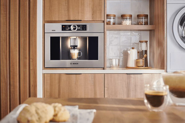 Machine à café Bosch avec possibilité de connexion à domicile