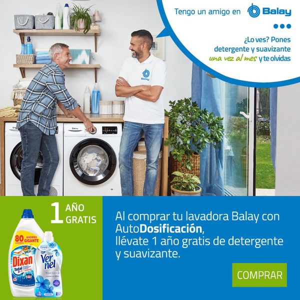 Promoción lavadoras AutoDosificación Balay 2021