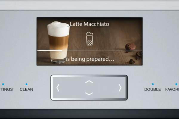 LCD Screen of thermador coffee machine