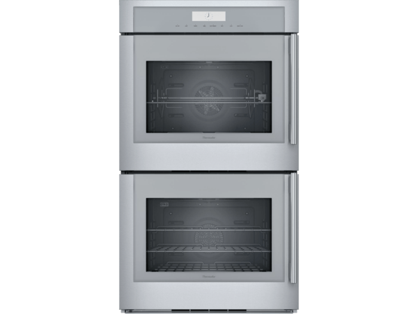 Thermador 30 inch double masterpiece with two true convection oven with right side door opening