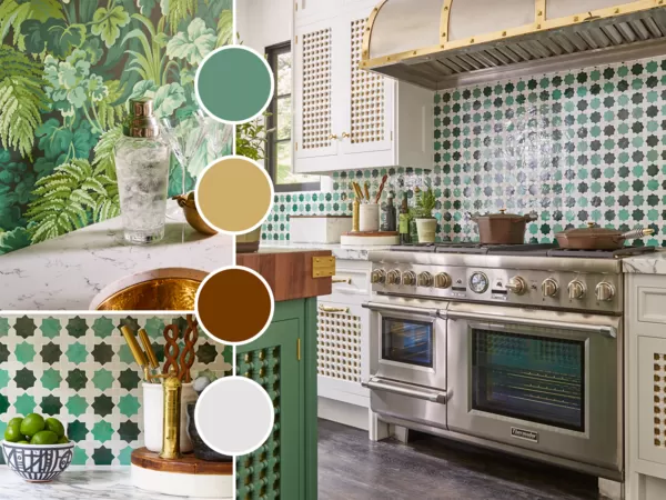 martyn bullard home green kitchen