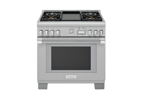 Thermador 36 inch range with griddle