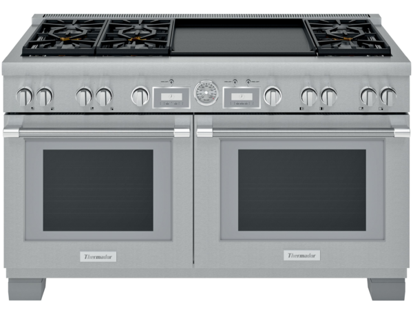 Thermador Duel Fuel 60 inch Range with double oven