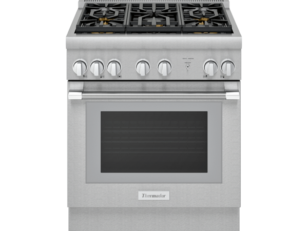thermador 30-inch counter depth high end gas range PRG305WH