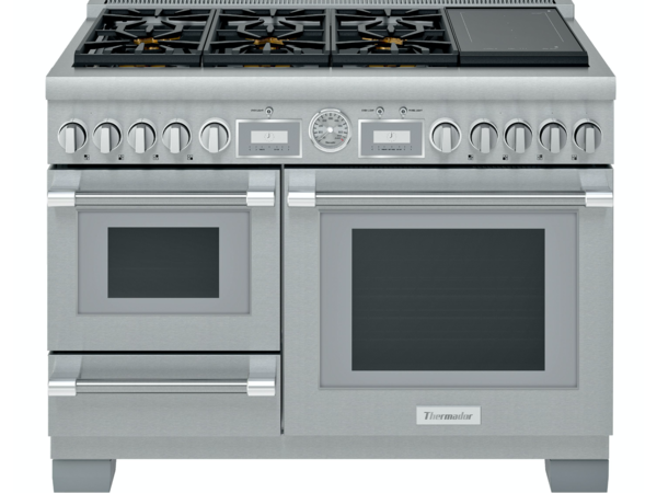 Thermador 48 inch range with 6 burners PRD48WISGU