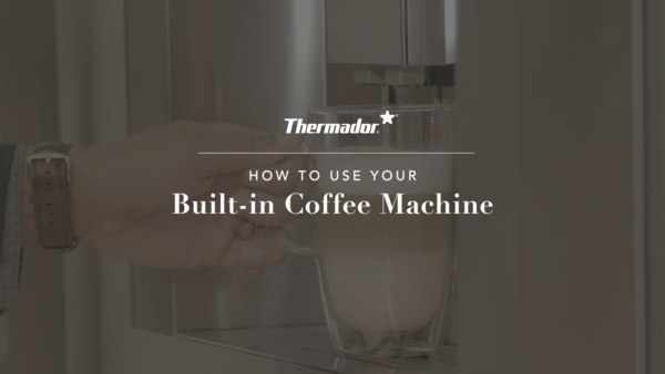 How to Use your built-in coffee machine