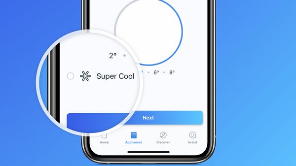 Chladnička Super Cool s technologií Home Connect
