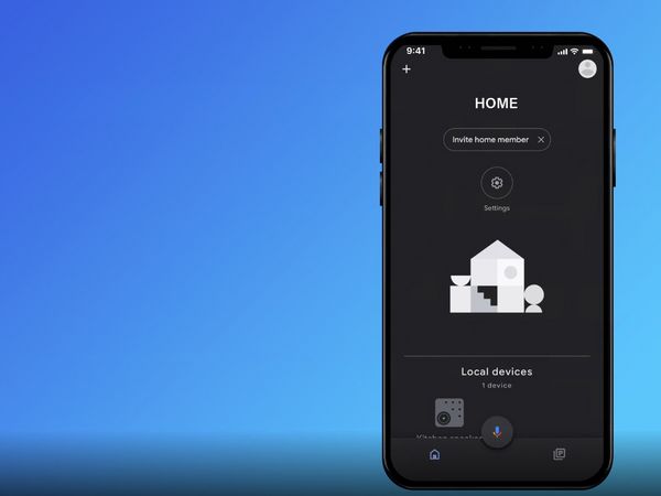 écran d'accueil iphone étape 1 ouvrez l'application google home