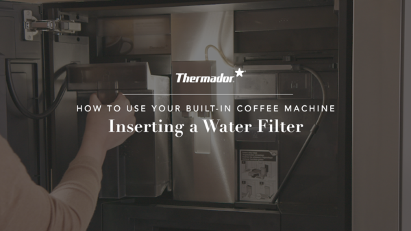 Changing the Water Filter of Your Built-in Coffee Machine