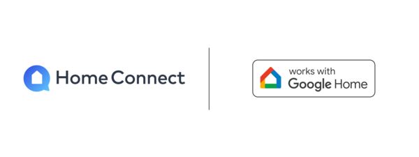 Logos de Home Connect et Google Home côte à côte