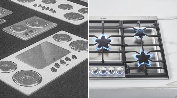 THEN & NOW COOKTOPS