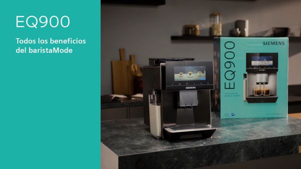Cómo beneficiarte del modo barista con tu cafetersa superautomática Siemens EQ. 900
