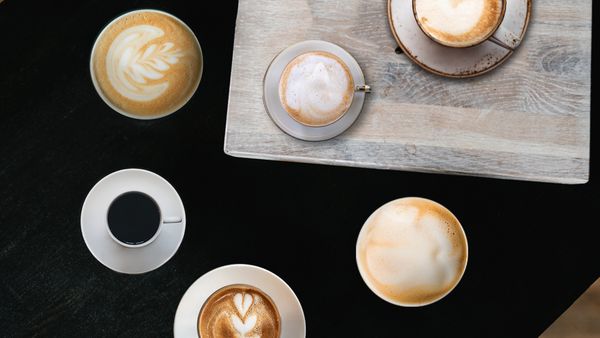 Home Connect smarte husholdningsapparater demo av kaffemaskin