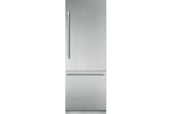 Plan du produit réfrigérateur avec congélateur dans le bas à porte française 30 pouces