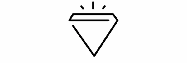 Glaçons en forme de diamant
