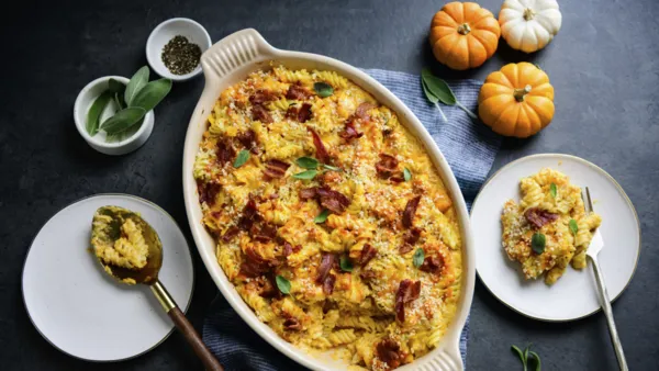 Pumpkin Sage Mac and Cheese