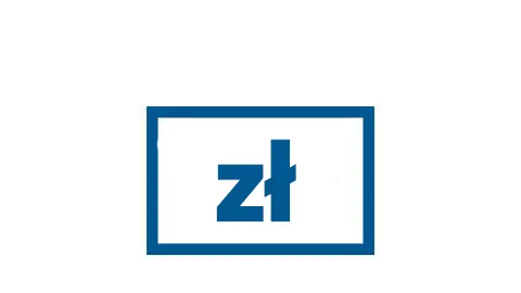 Niebieski symbol znacznika wyboru na dokumencie z poziomymi liniami, wskazujący ukończenie lub zatwierdzenie. 