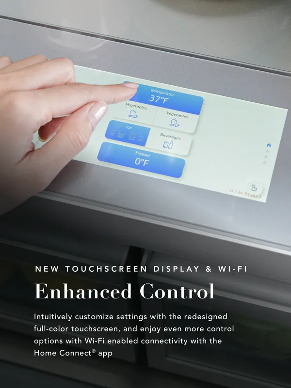 Enhanced control with new color TFT display