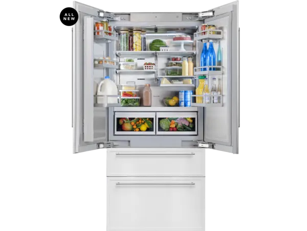 36-inch Built-in Bottom Freezer with Masterpiece® Custom Handles