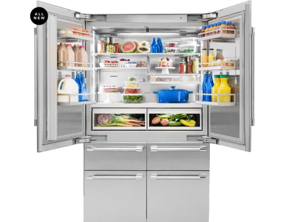 48-inch Built-in Bottom Freezer with Masterpiece® Style Handles