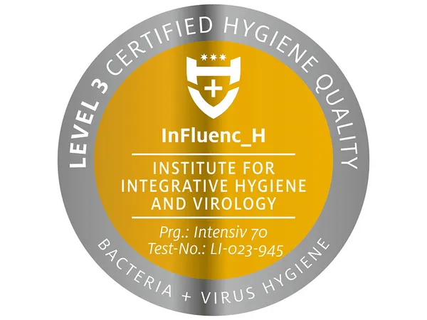 Tested & Scientifically certified virus and bacteria protection. image