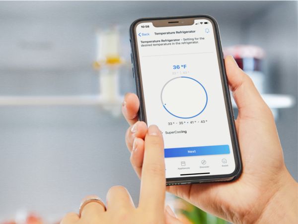 thermador smart refrigerators wifi refrigerators adjust settings on home connect app
