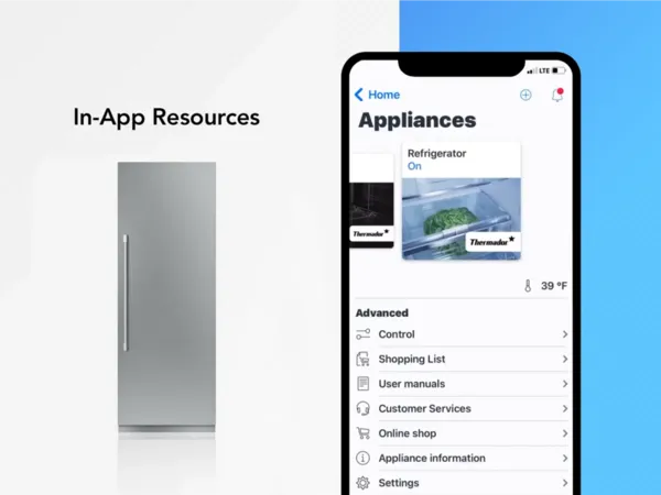 Thermador smart refrigerators wifi refrigerators in app resources video