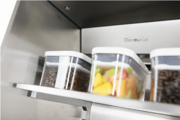 thermador smart refrigerators wifi refrigerators stainless steel interiors