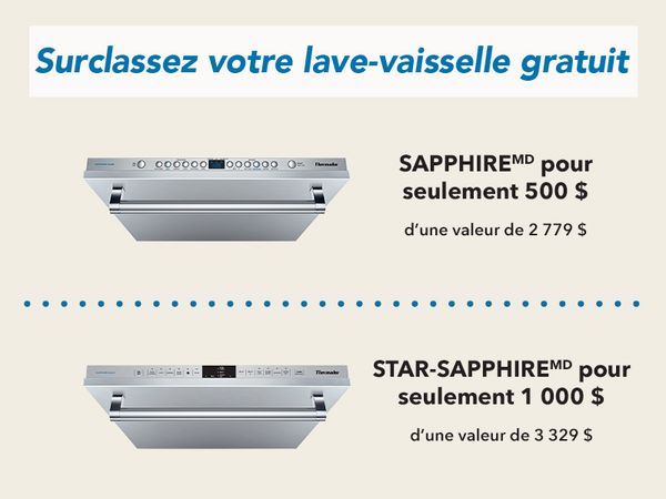 SURCLASSEZ votre lave-vaisselle Emerald Gratuit