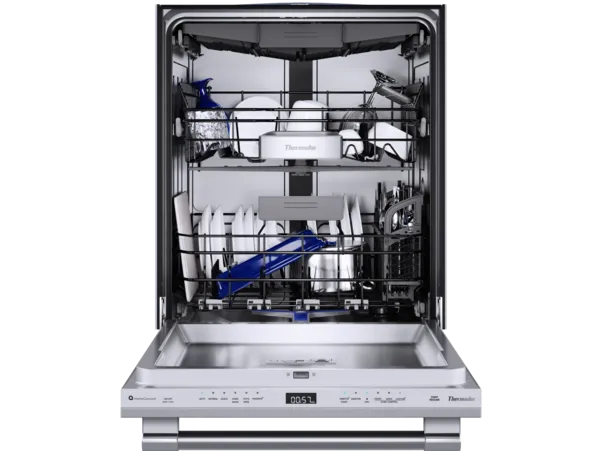 Thermador stainless steel dishwashers sapphire with professional ahandle