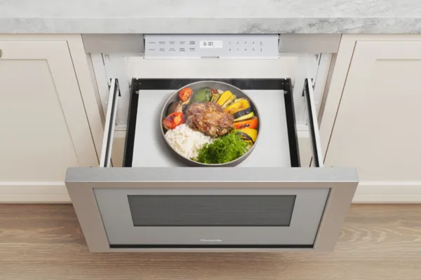 thermador oven microwave-drawer-food-inside